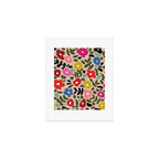 Flower meadow in muted colours Art Print Gallery Image 1