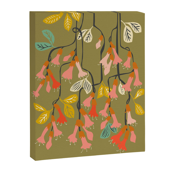 Flower of affection autumn colored fuchsia Canvas Print Gallery Image 1