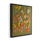 Flower of affection autumn colored fuchsia Framed Canvas Print Gallery Image 2
