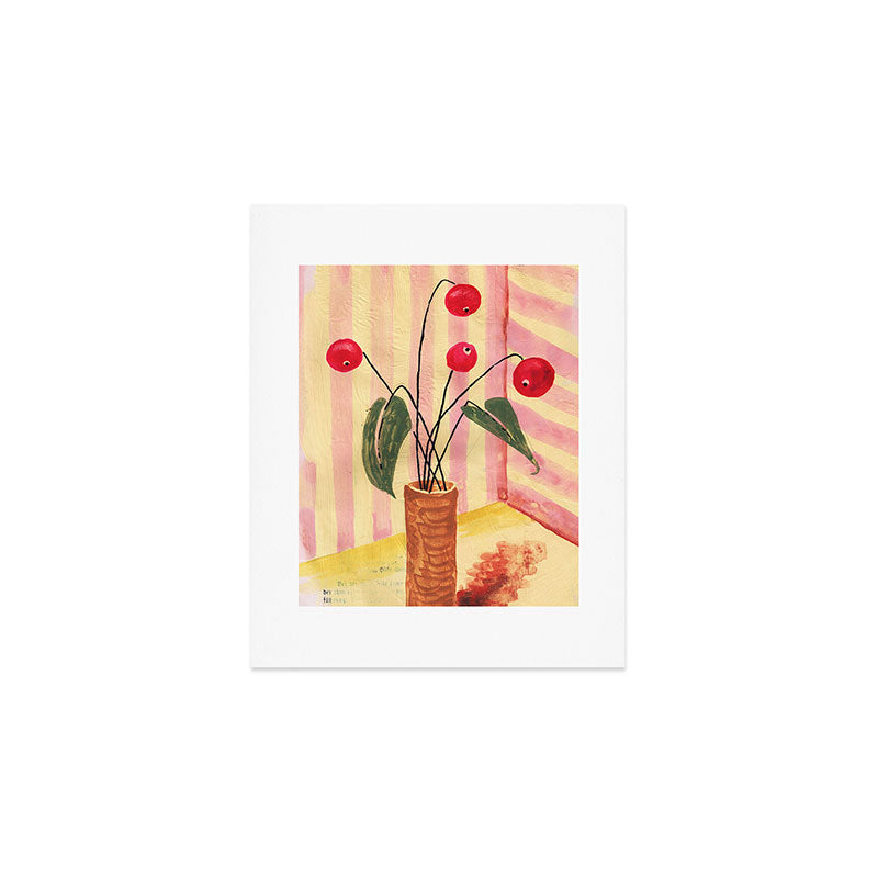 Flowers in a vase 1 Art Print Gallery Image 1