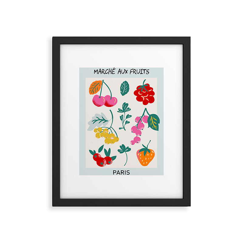 Fruit Market Paris Framed Art Print Gallery Image 5