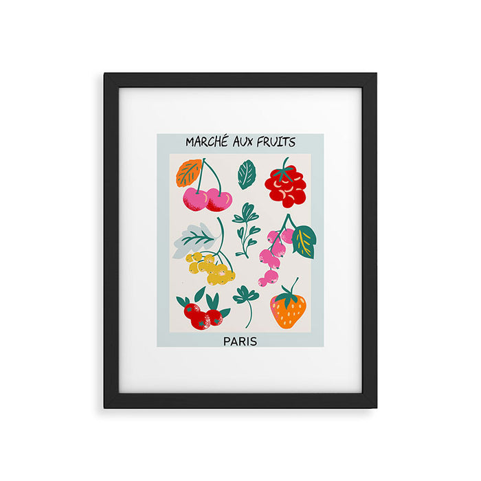 Fruit Market Paris Framed Art Print Gallery Image 1