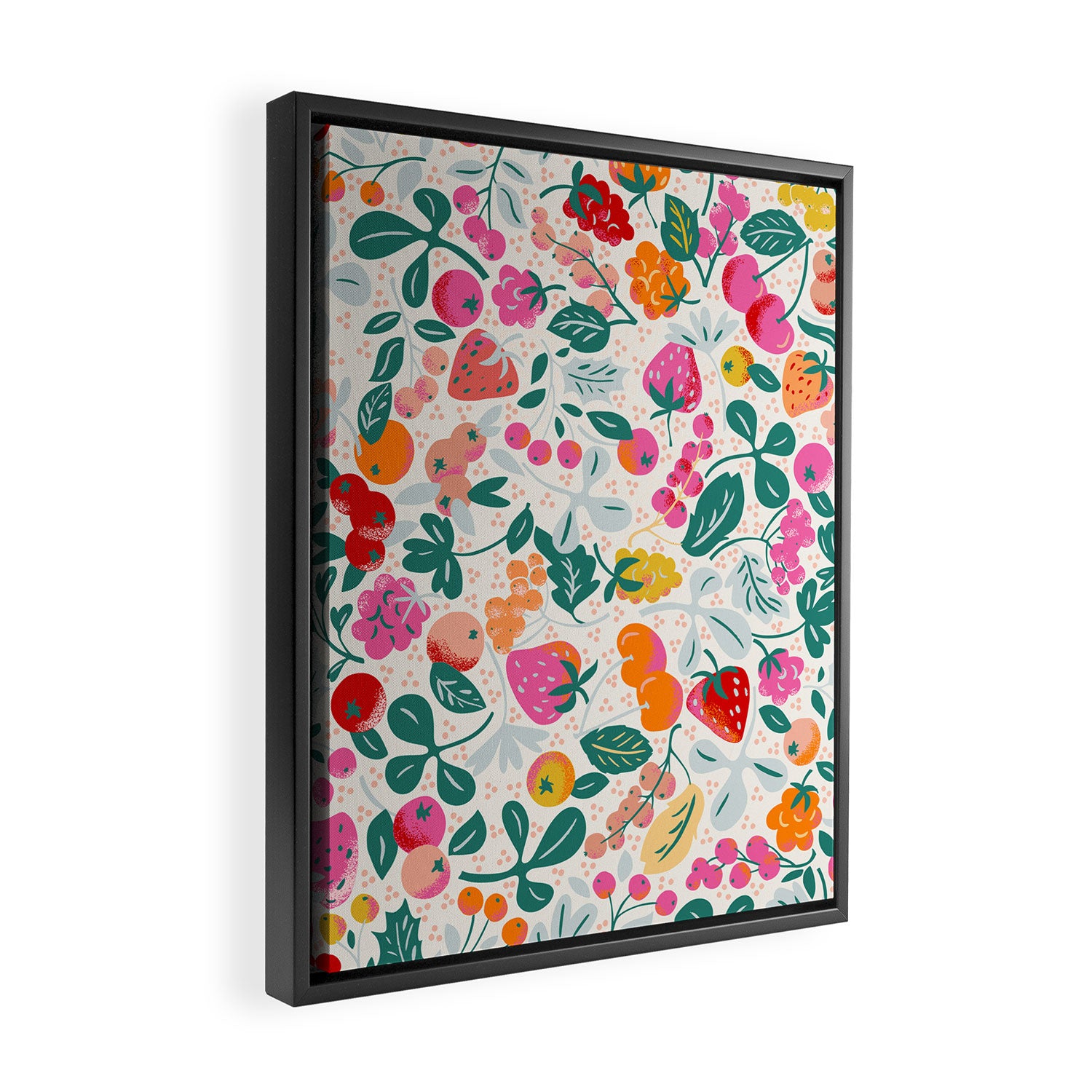 Fruit salad Framed Canvas Print Gallery Image 2