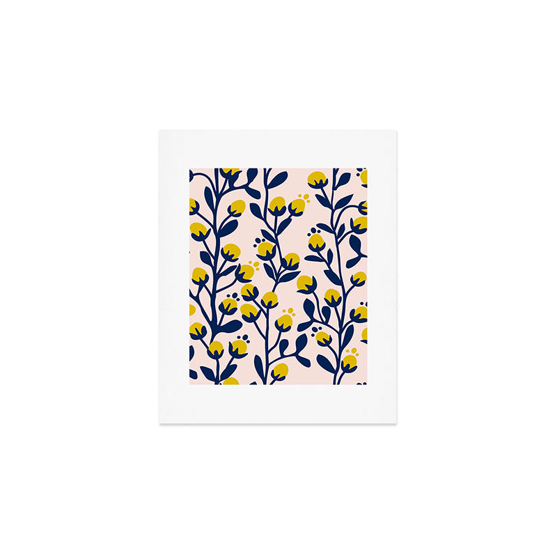 Garden Dreamer: flower buds Art Print Gallery Image 1