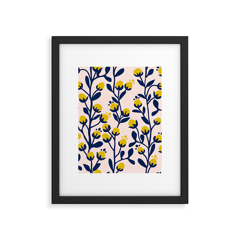 Garden Dreamer: flower buds Framed Art Print Gallery Image 6