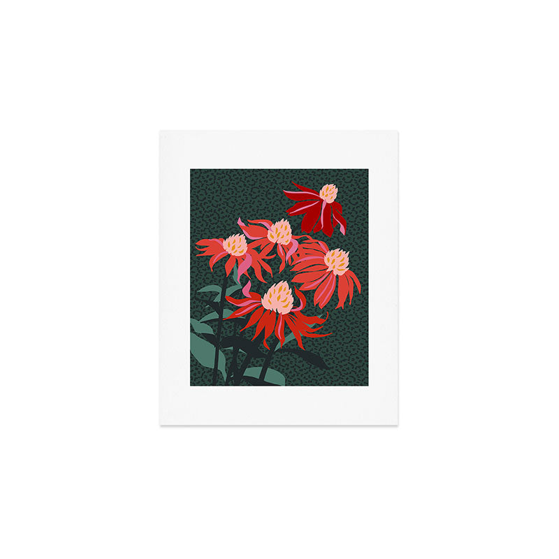 Girl's eye: autumn flower  Art Print Gallery Image 1