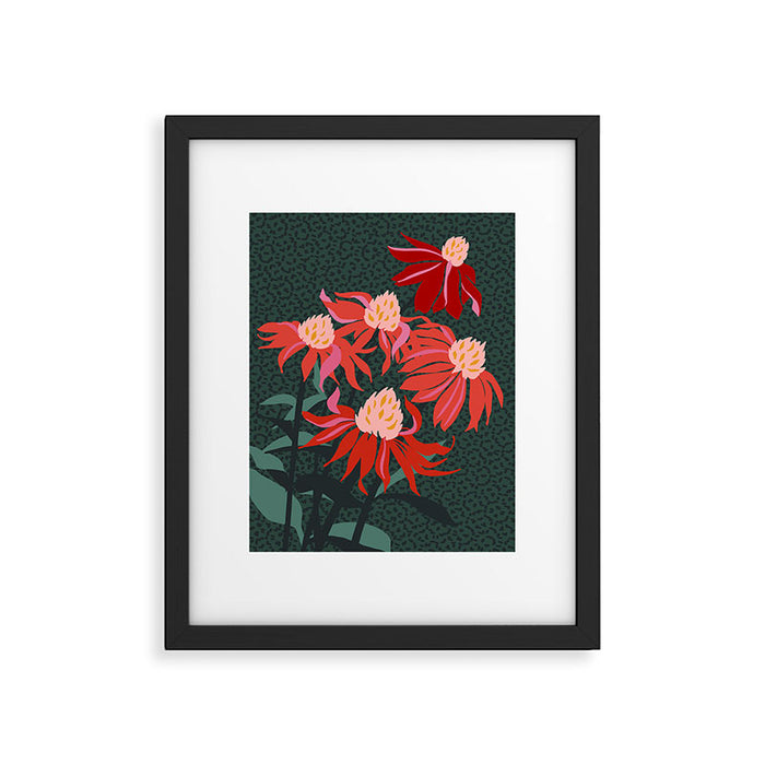Girl's eye: autumn flower  Framed Art Print Gallery Image 1