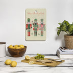 Good old nutcracker friends cream white Cutting Board Gallery Image 3