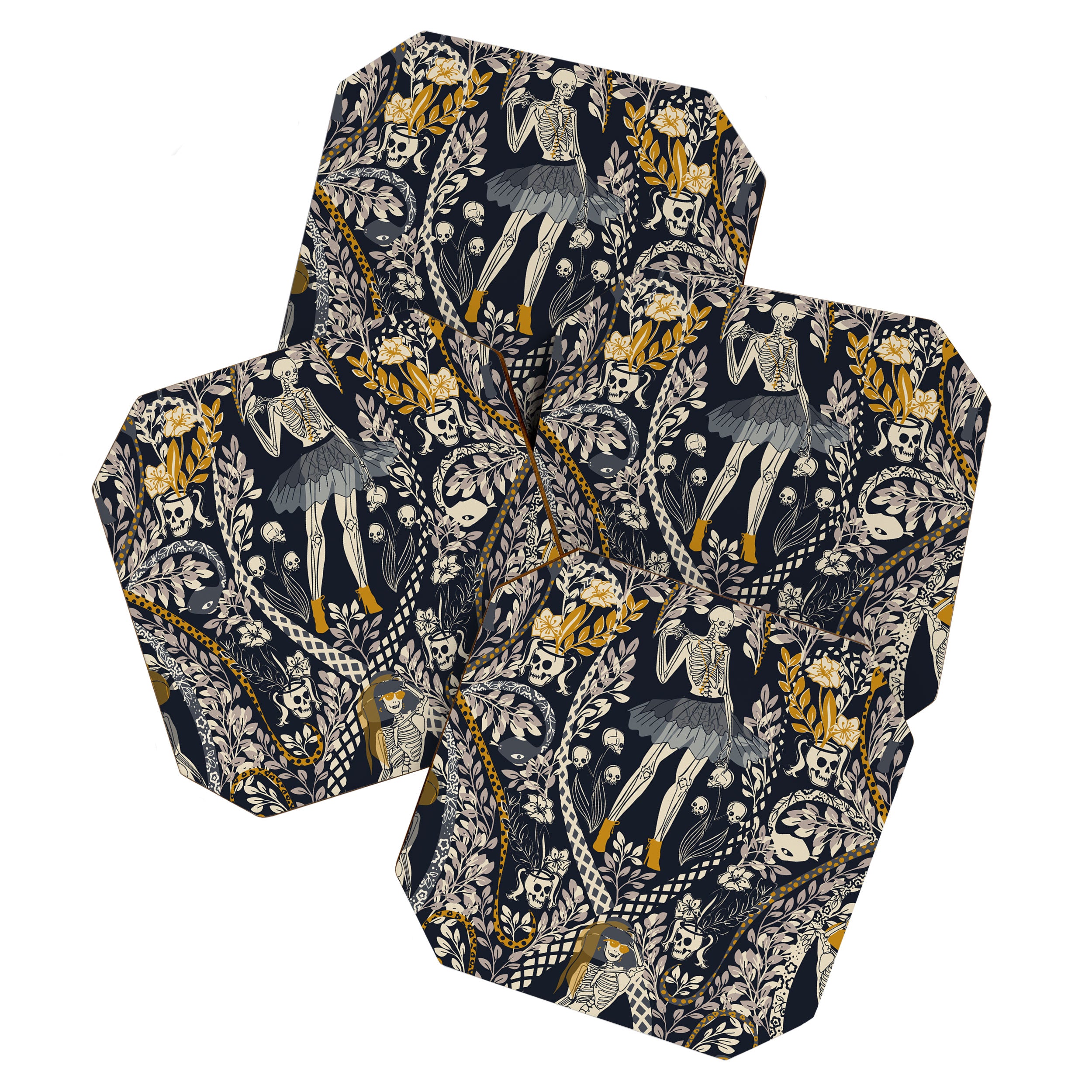 Gothic fashionista dark Coaster Gallery Image 1