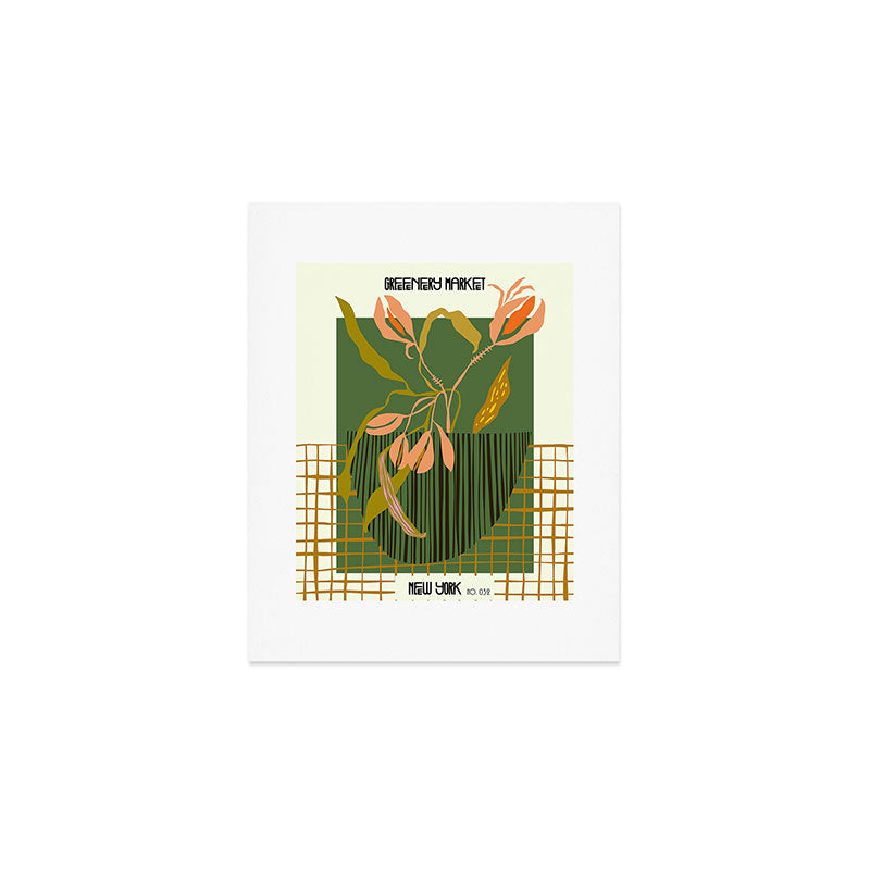 Greenery Market New York Art Print Gallery Image 1