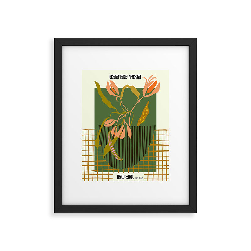 Greenery Market New York Framed Art Print Gallery Image 4