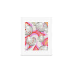 Groovy Party disco ball pink Art Print Gallery Image 1