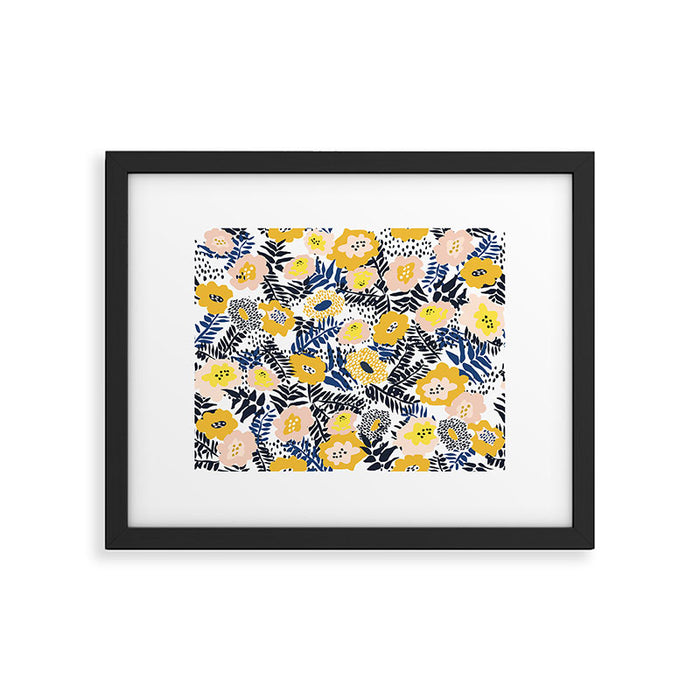 Happy life and fresh design: Summer greetings Framed Art Print Gallery Image 1