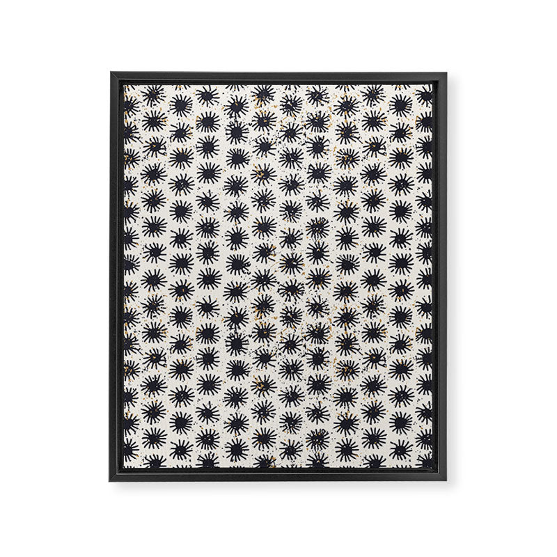 Happy nordic blue sun Framed Canvas Print Gallery Image 8