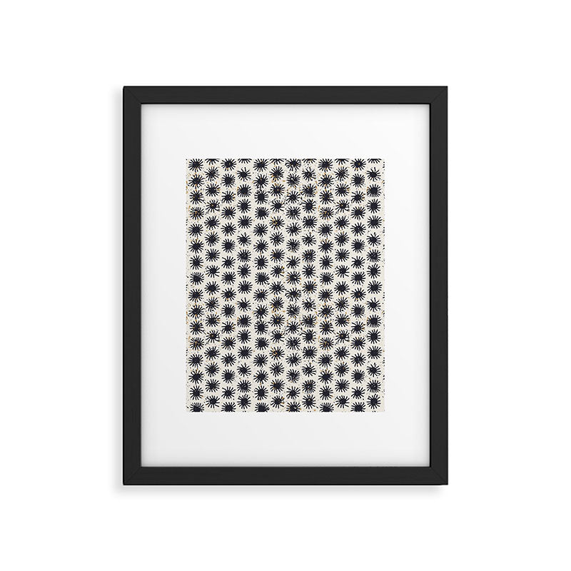 Happy nordic blue sun Framed Art Print Gallery Image 6