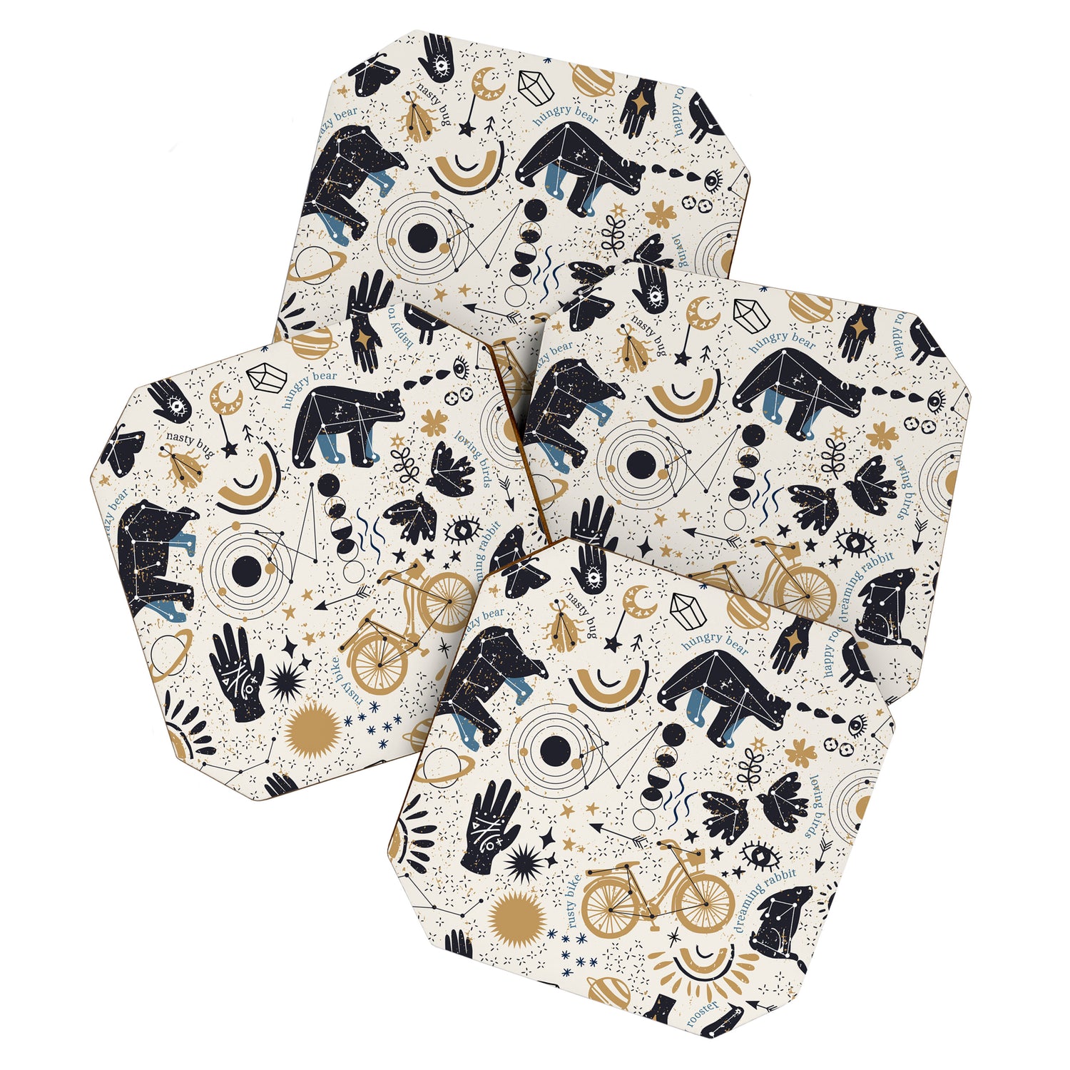 Happy nordic crypto-astrology Coaster Gallery Image 1