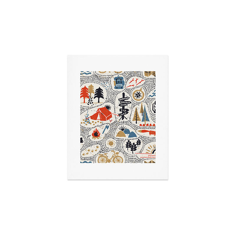 Hinking by day Art Print Gallery Image 1