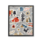 Hinking by day Framed Canvas Print Gallery Image 6