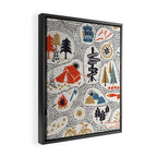 Hinking by day Framed Canvas Print Gallery Image 2