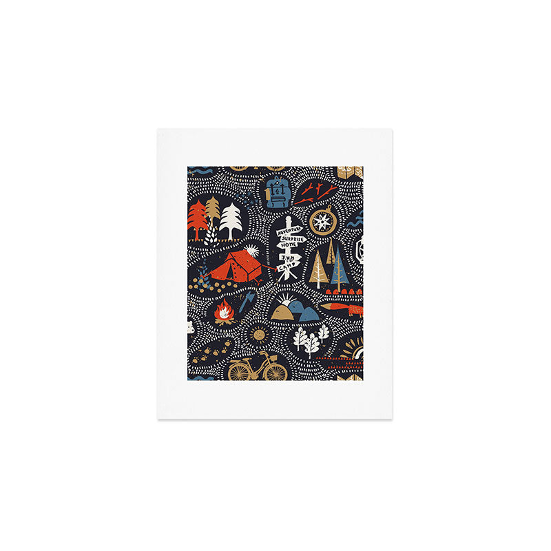 Hinking in the dark Art Print Gallery Image 1