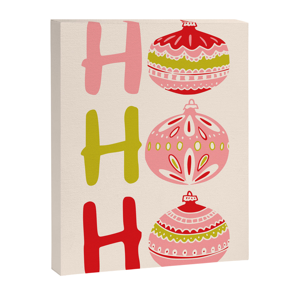 HoHoHo Cheerful little Christmas Illustration Canvas Print Gallery Image 8