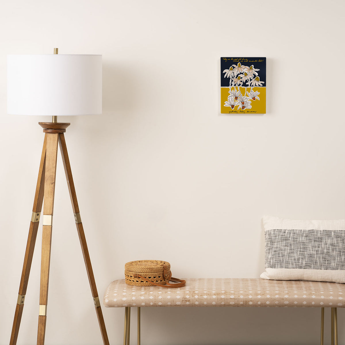How time goes by - coneflower Canvas Print Gallery Image 2