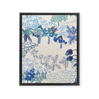 Italian landscape blue Framed Canvas Print Gallery Image 6