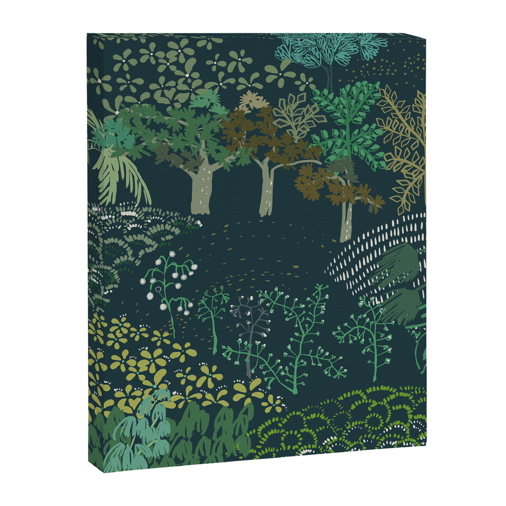 Italian landscape dark green Canvas Print Gallery Image 6