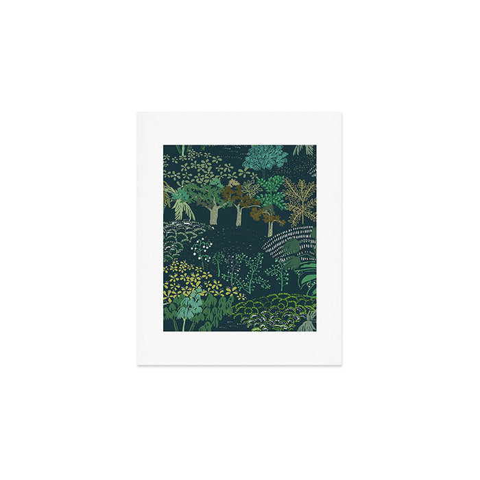 Italian landscape dark green Art Print Gallery Image 1
