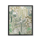 Jungle adventure natural green Framed Canvas Print Gallery Image 6