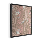 Jungle adventure neutral peach Framed Canvas Print Gallery Image 2