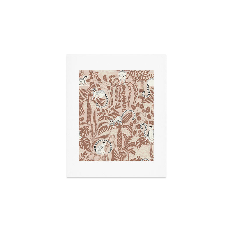 Jungle adventure Pantone color of the year 2025 Art Print Gallery Image 1