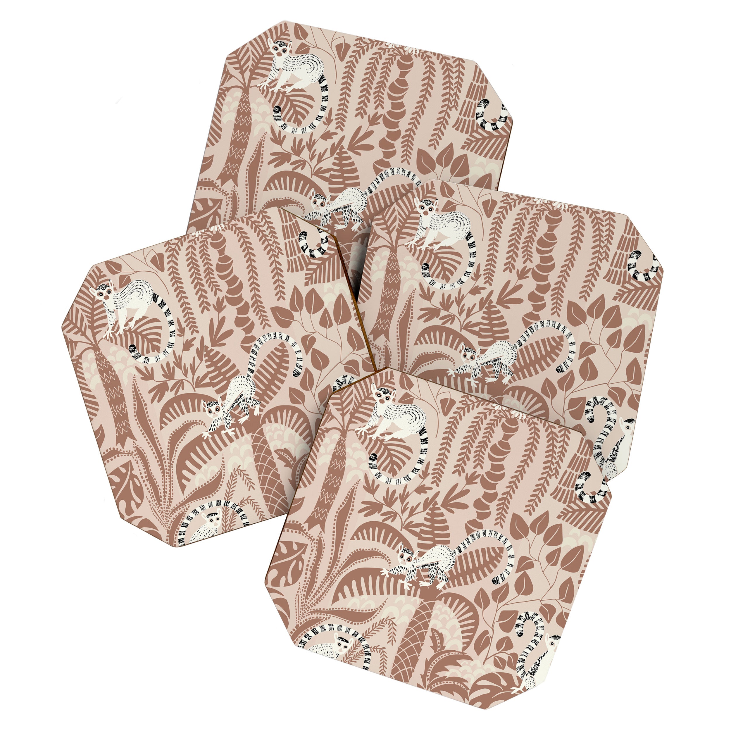 Jungle adventure Pantone color of the year 2025 Coaster Gallery Image 1