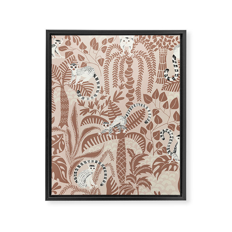 Jungle adventure Pantone color of the year 2025 Framed Canvas Print Gallery Image 6
