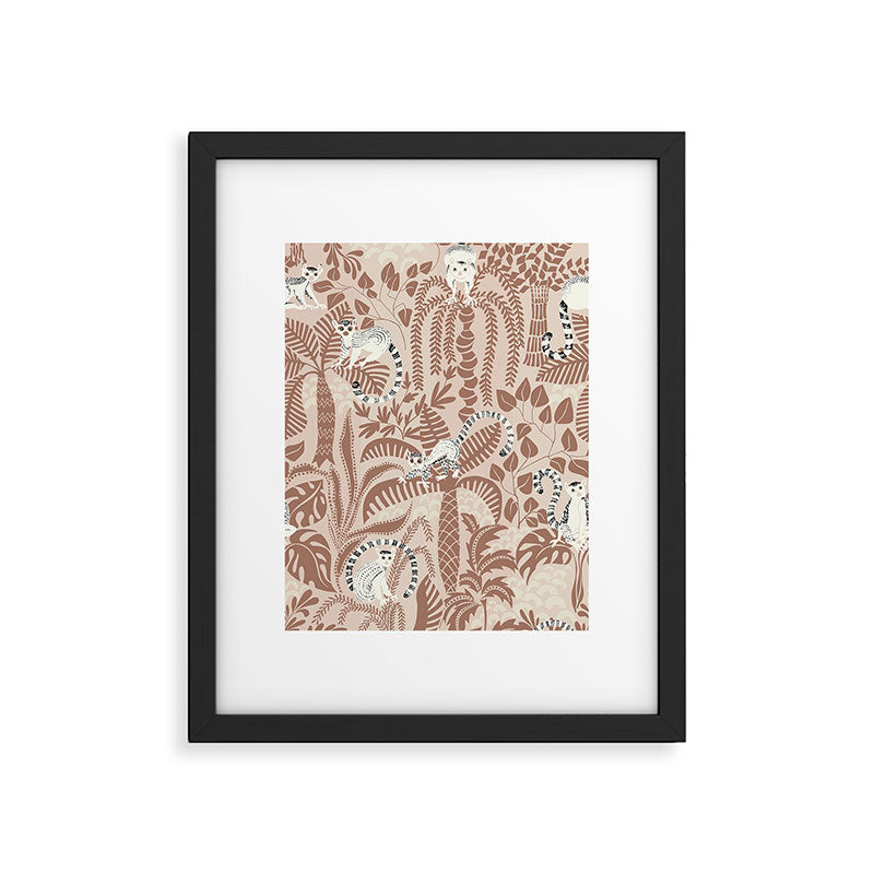 Jungle adventure Pantone color of the year 2025 Framed Art Print Gallery Image 5