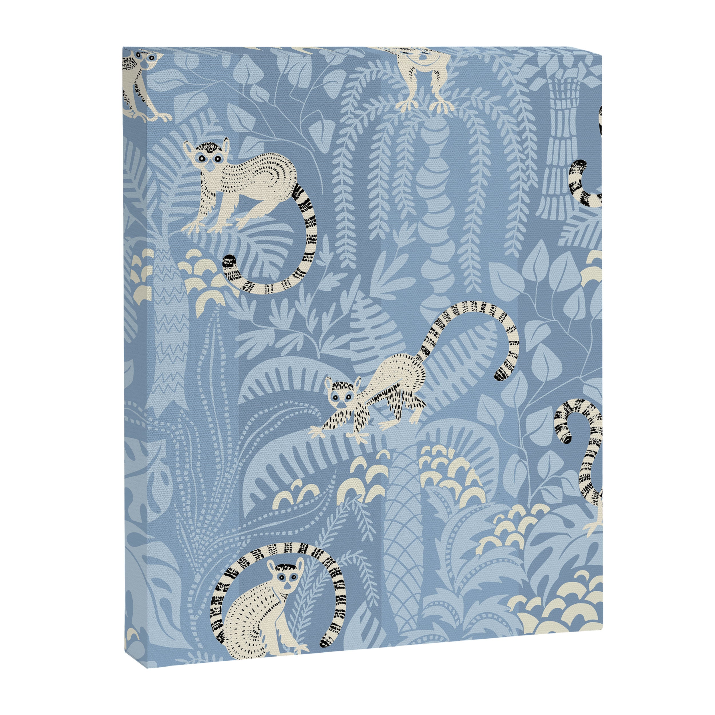 Jungle adventure sky blue Canvas Print Gallery Image 6