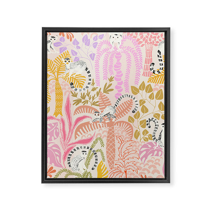 Jungle adventure sunny day Framed Canvas Print Gallery Image 1