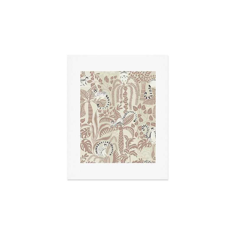 Jungle adventure warm earthy Art Print Gallery Image 1