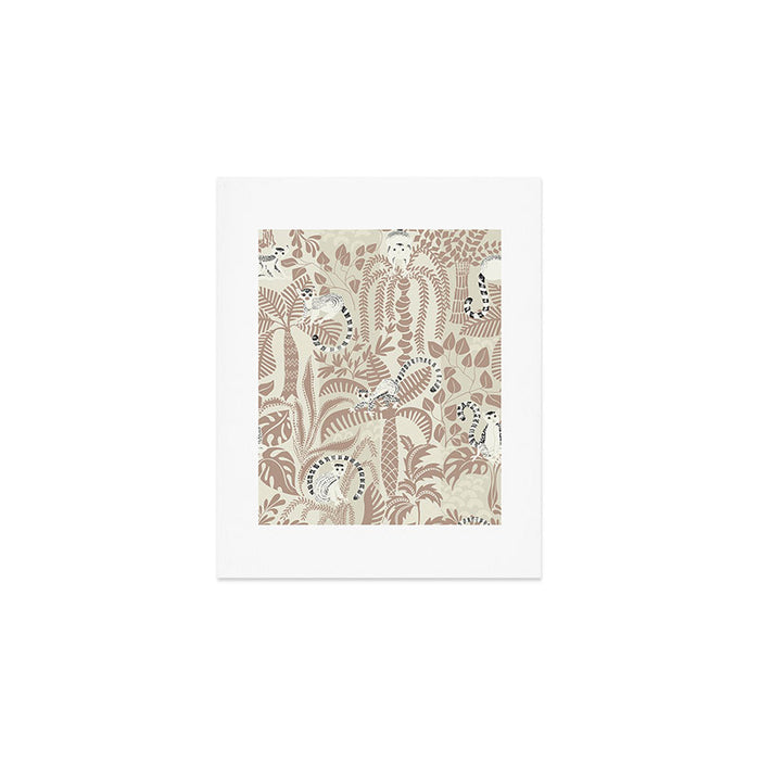 Jungle adventure warm earthy Art Print Gallery Image 1