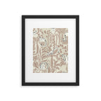 Jungle adventure warm earthy Framed Art Print Gallery Image 5