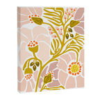 Light Backyard flower modern floral illustration  Canvas Print Gallery Image 6