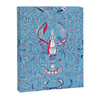 Lobster and crab coastal nostalgia summer blue Canvas Print Gallery Image 8