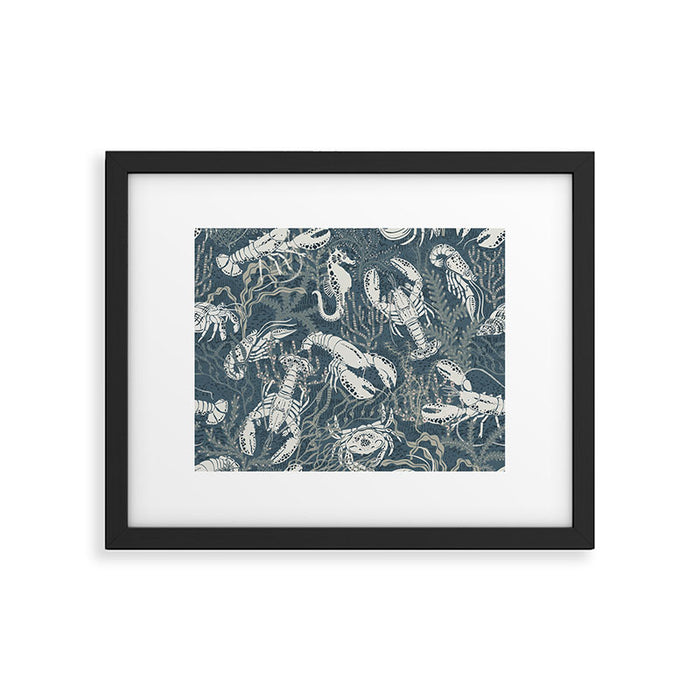 Lobster and friends Framed Art Print Gallery Image 1