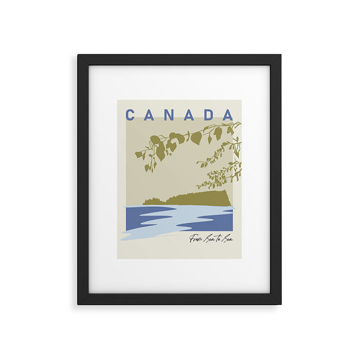 location sea to sea canada Framed Art Print Gallery Image 1