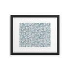 ma ville mon amour; City life collection blue teal  Framed Art Print Gallery Image 5