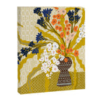 Matisse Flower Vase modern Illustration mustard yellow Canvas Print Gallery Image 3