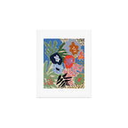 Maximalist floral shapes Art Print Gallery Image 1
