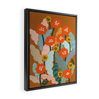 Meadow vibes rust Framed Canvas Print Gallery Image 2