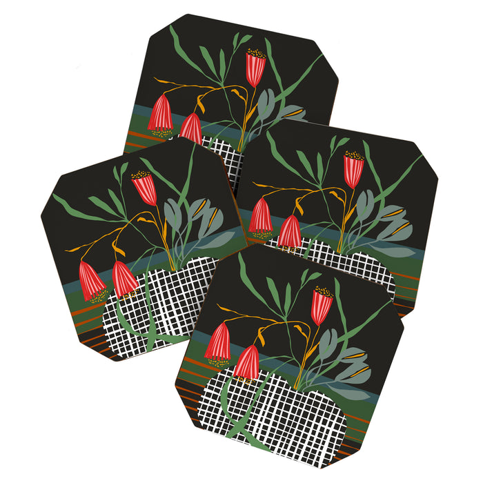 midcentury botanical Coaster Gallery Image 1