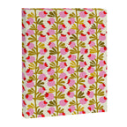 Minimal nordic flower pink with green Canvas Print Gallery Image 6